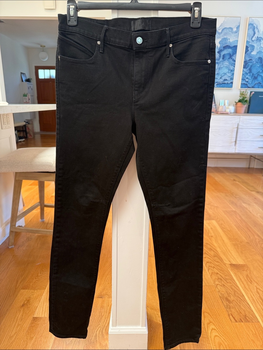 RtA Men's Japanese Denim Black Wash Skinny Jeans in Black (33)